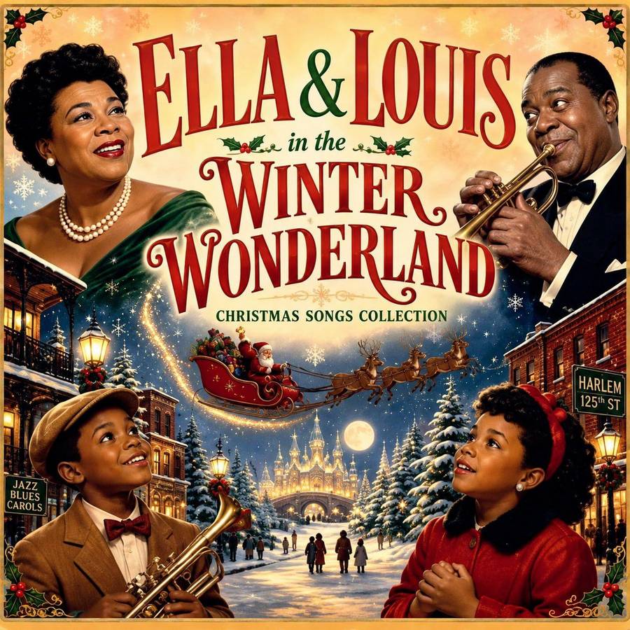 Ella Fitzgerald & Louis Armstrong – Ella & Louis In The Winter Wonderland (glitter)